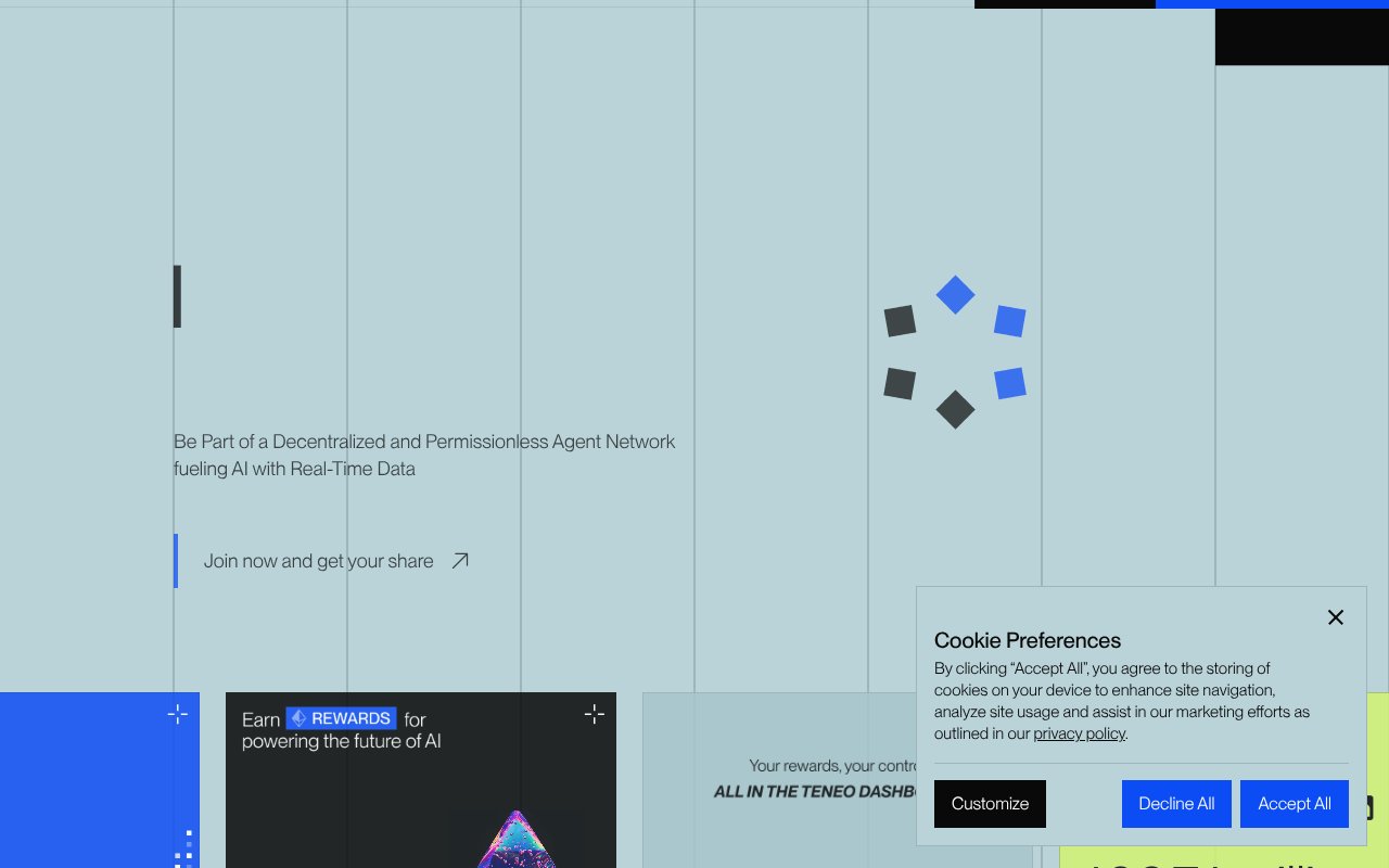 Screenshot of teneo.pro
