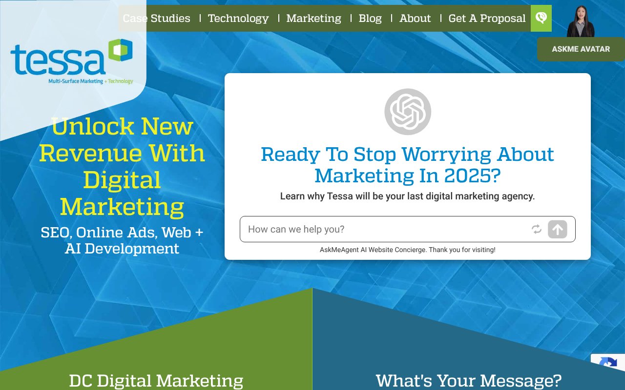 Screenshot of tessa.tech