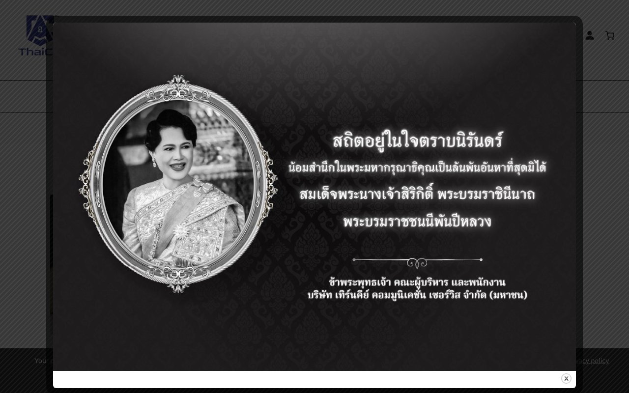 Screenshot of thaica.com