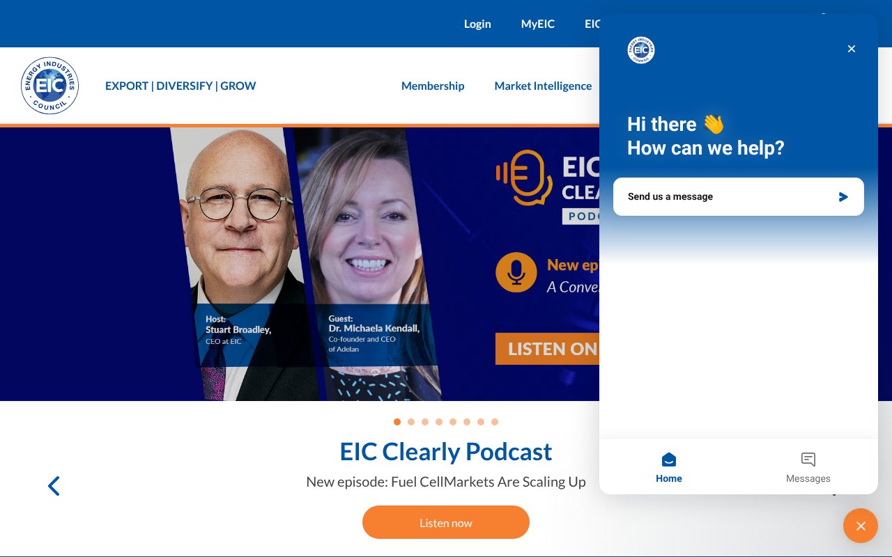 Screenshot of the-eic.com