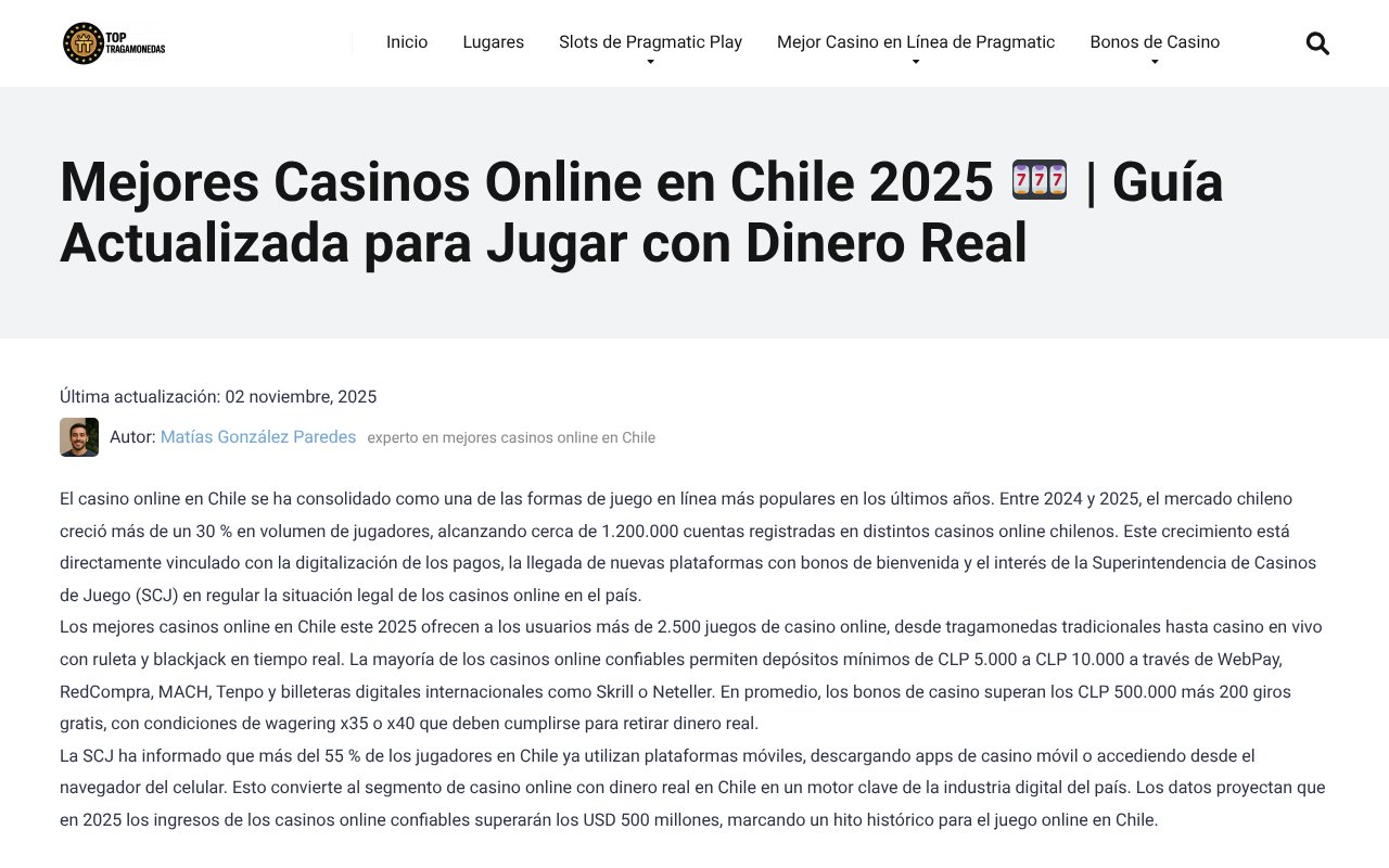 Screenshot of theedgesport.cl