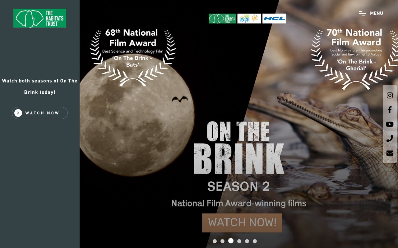 Screenshot of thehabitatstrust.org