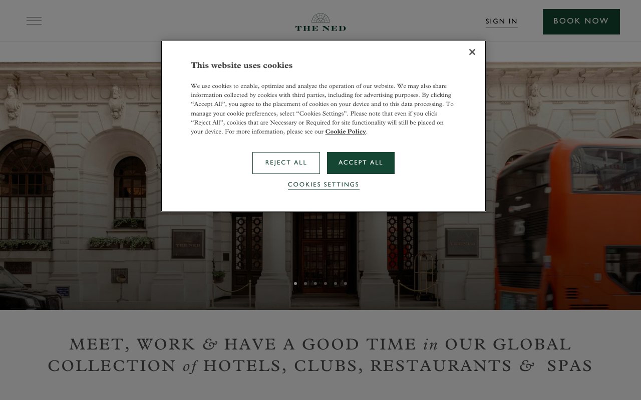 Screenshot of thened.com