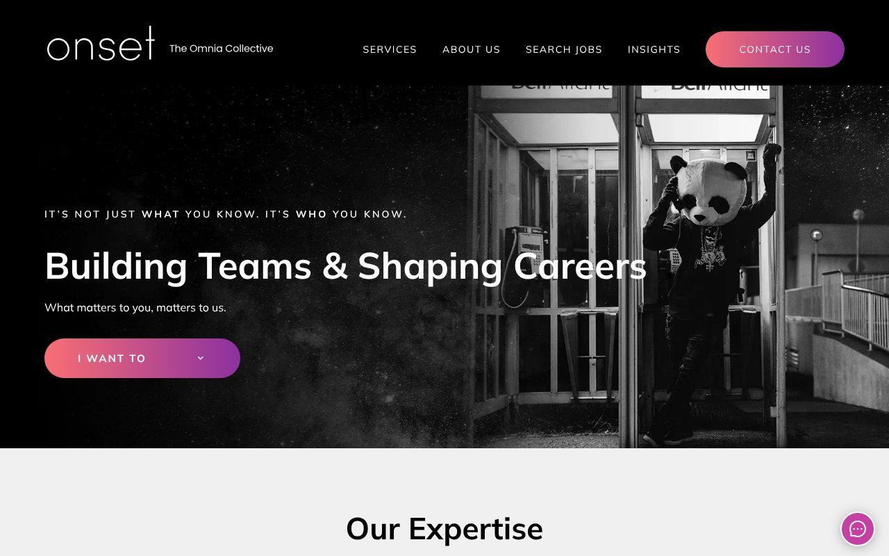 Screenshot of theonset.com.au