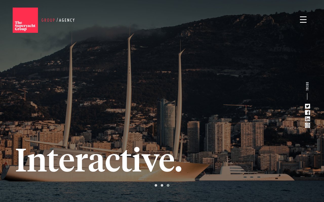 Screenshot of thesuperyachtgroup.com