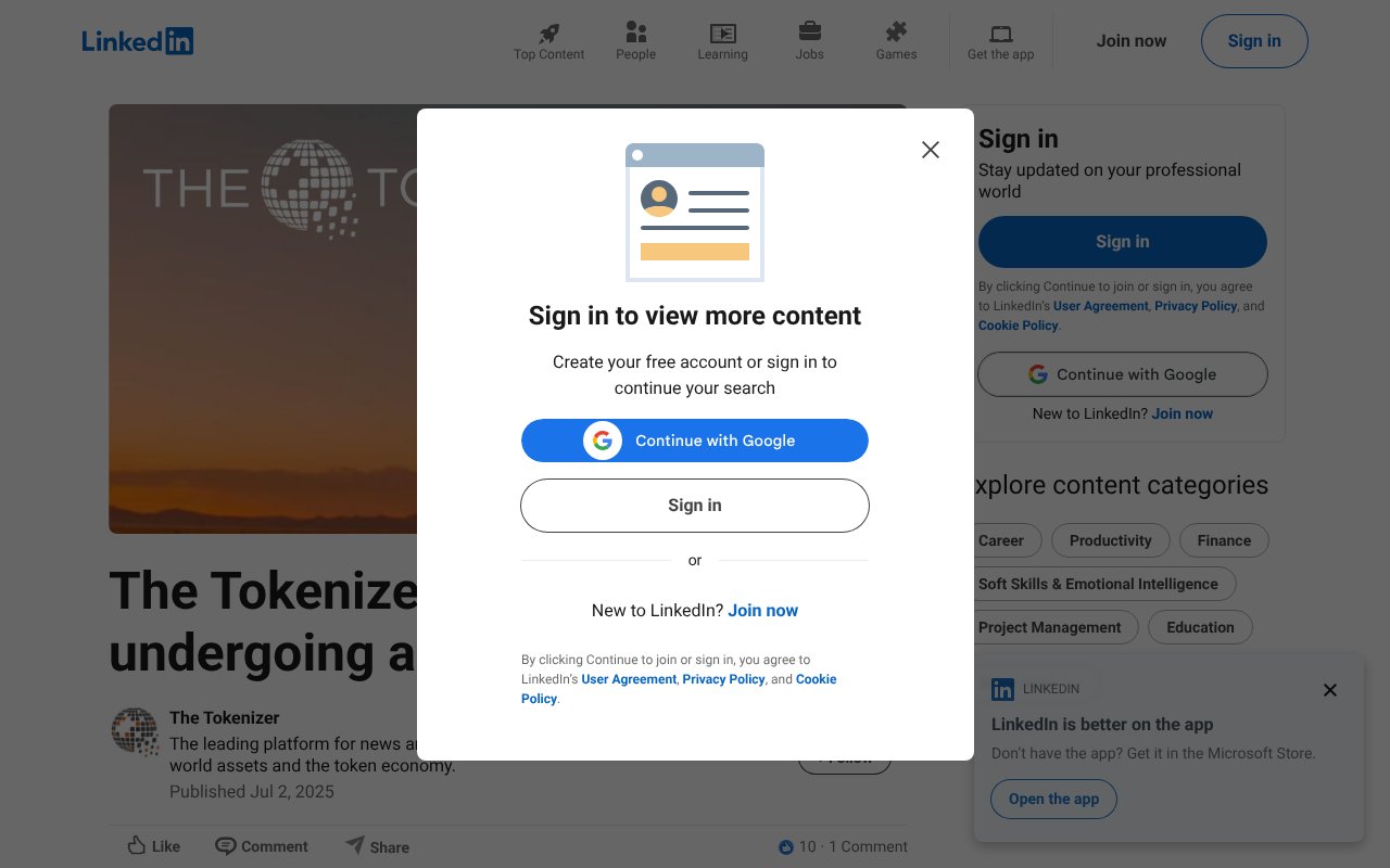Screenshot of thetokenizer.io