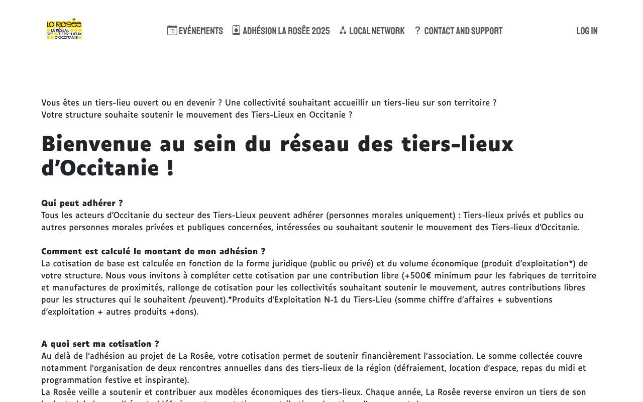 Screenshot of tibillet.coop