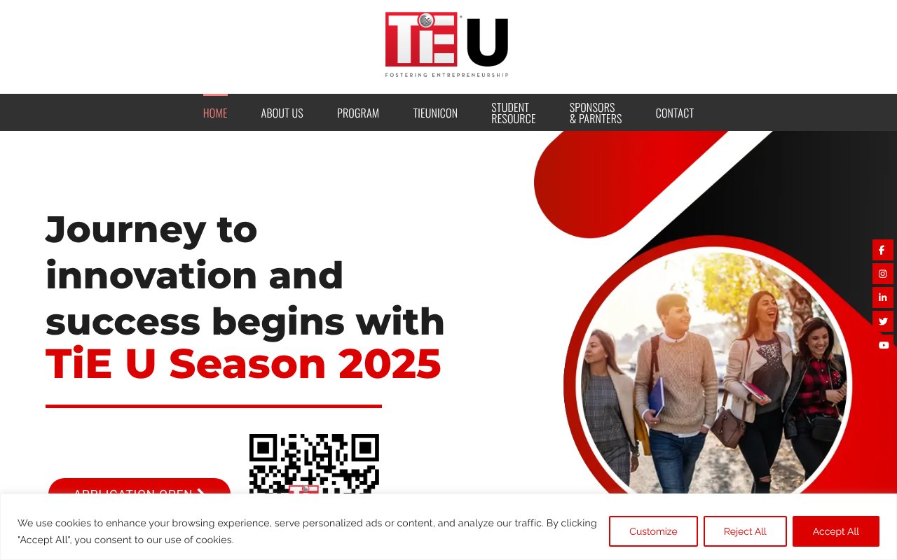 Screenshot of tie-u.org