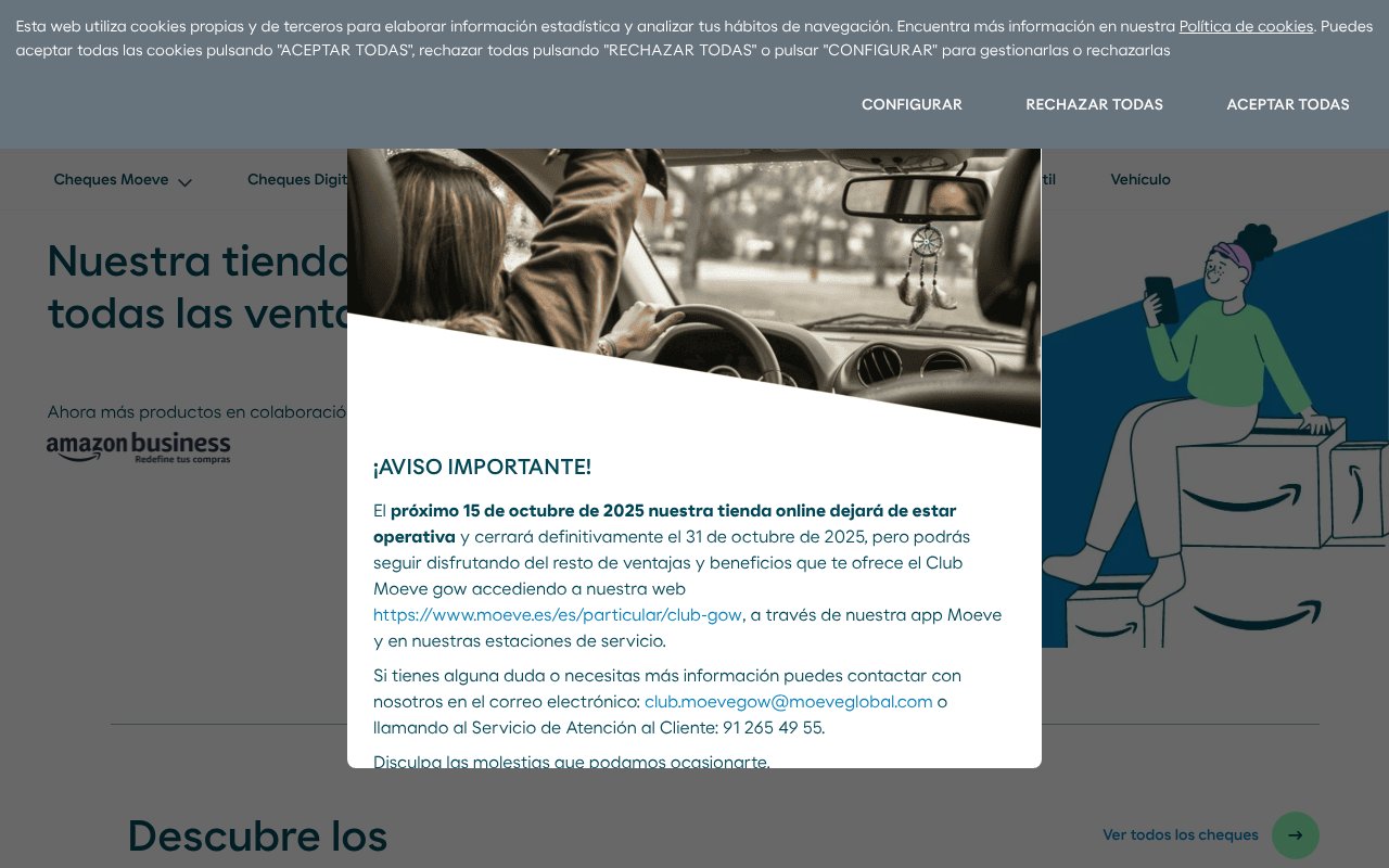 Screenshot of tiendamoeve.com