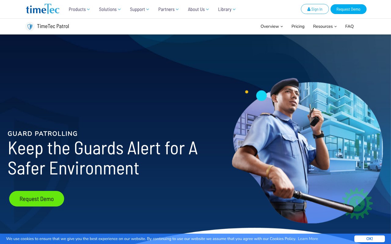 Screenshot of timeteccloud.com