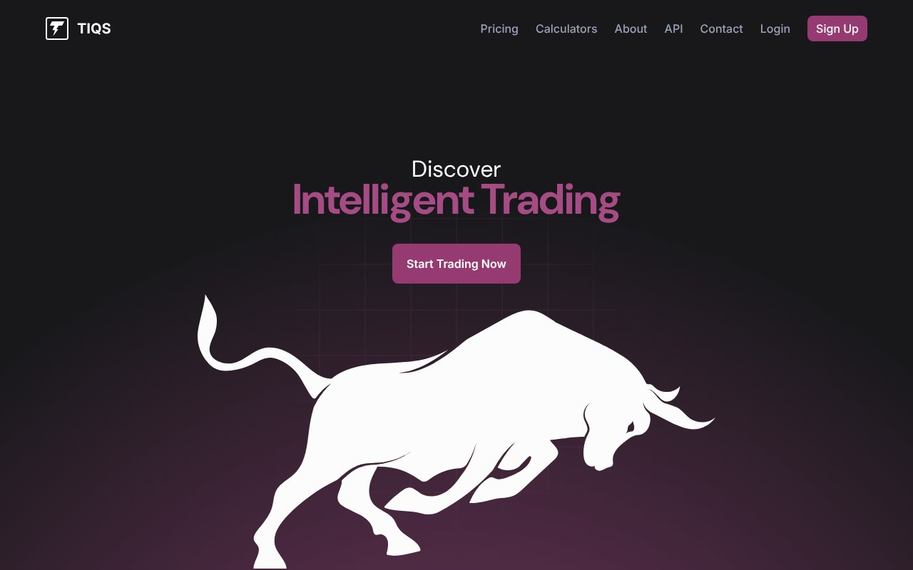 Screenshot of tiqs.in