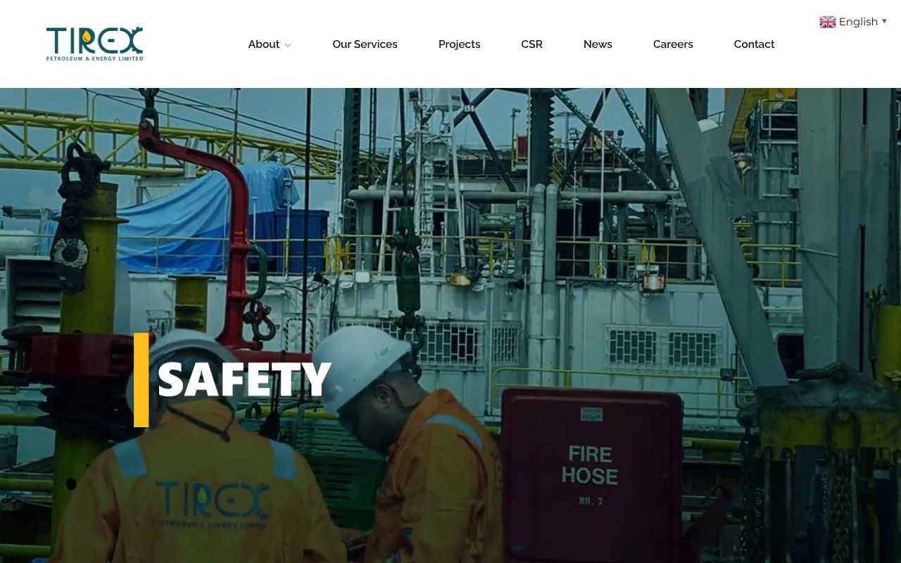 Screenshot of tirexpe.com