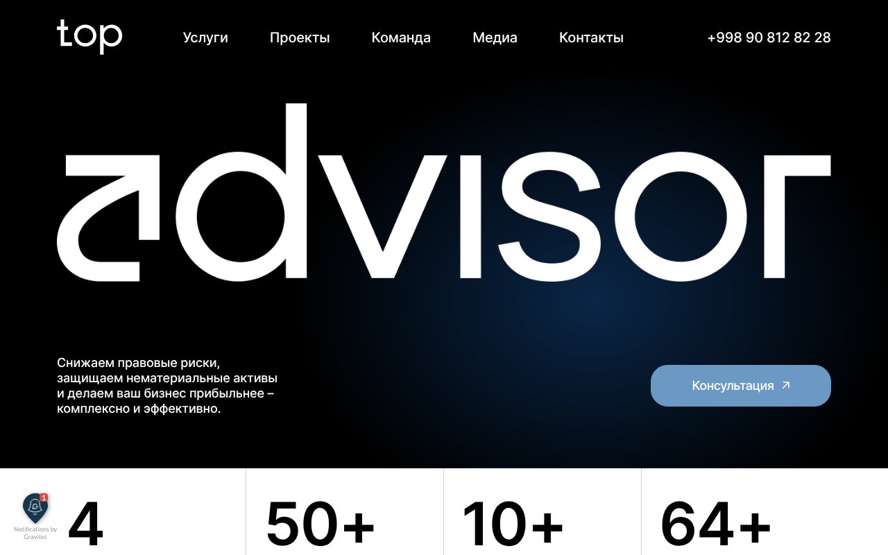 Screenshot of topadvisor.biz