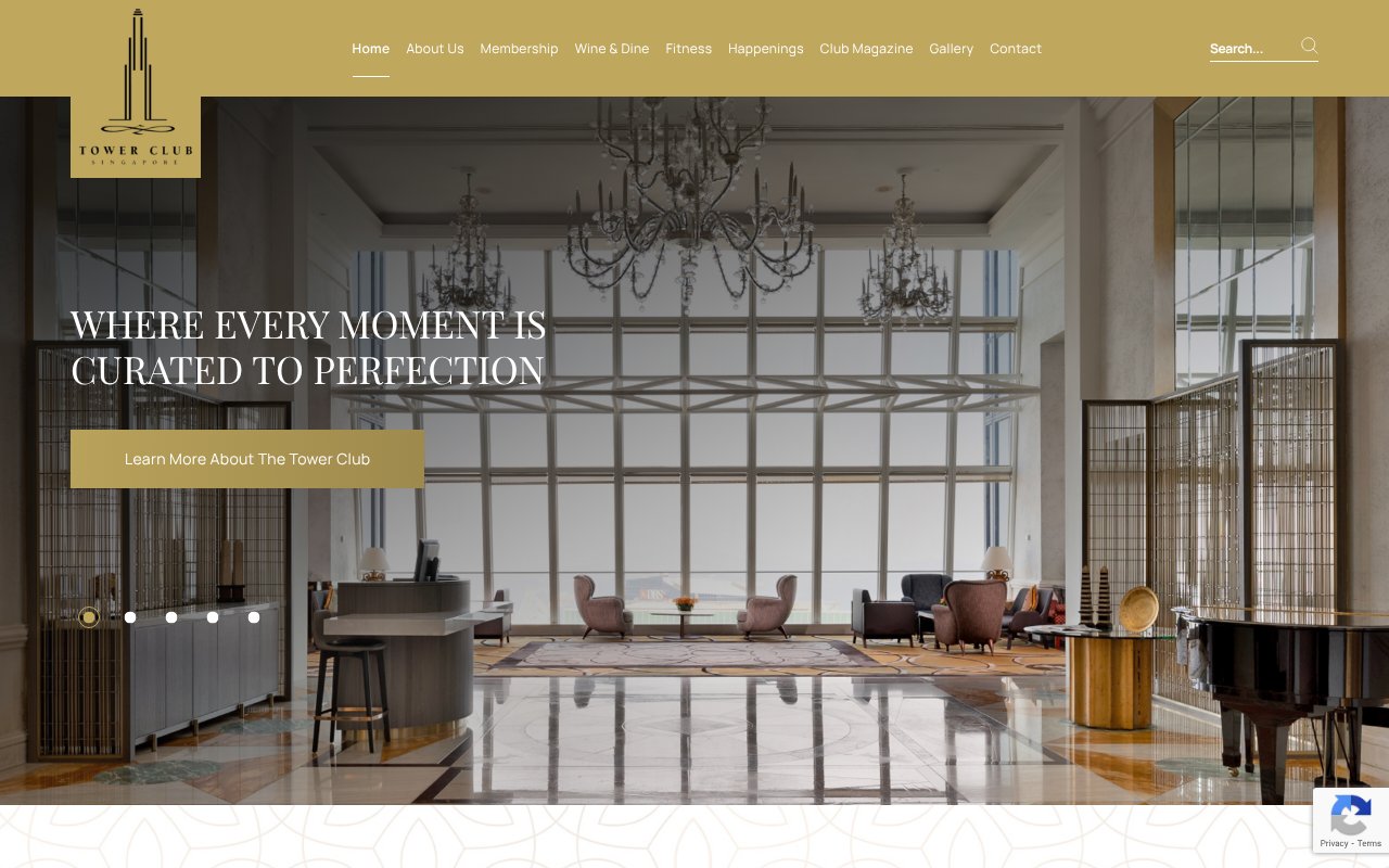 Screenshot of tower-club.com.sg