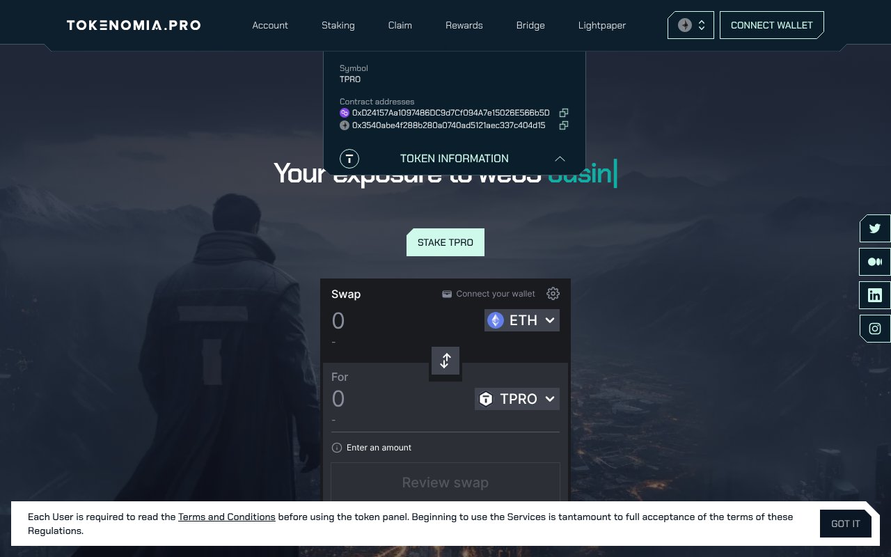 Screenshot of tpro.pro
