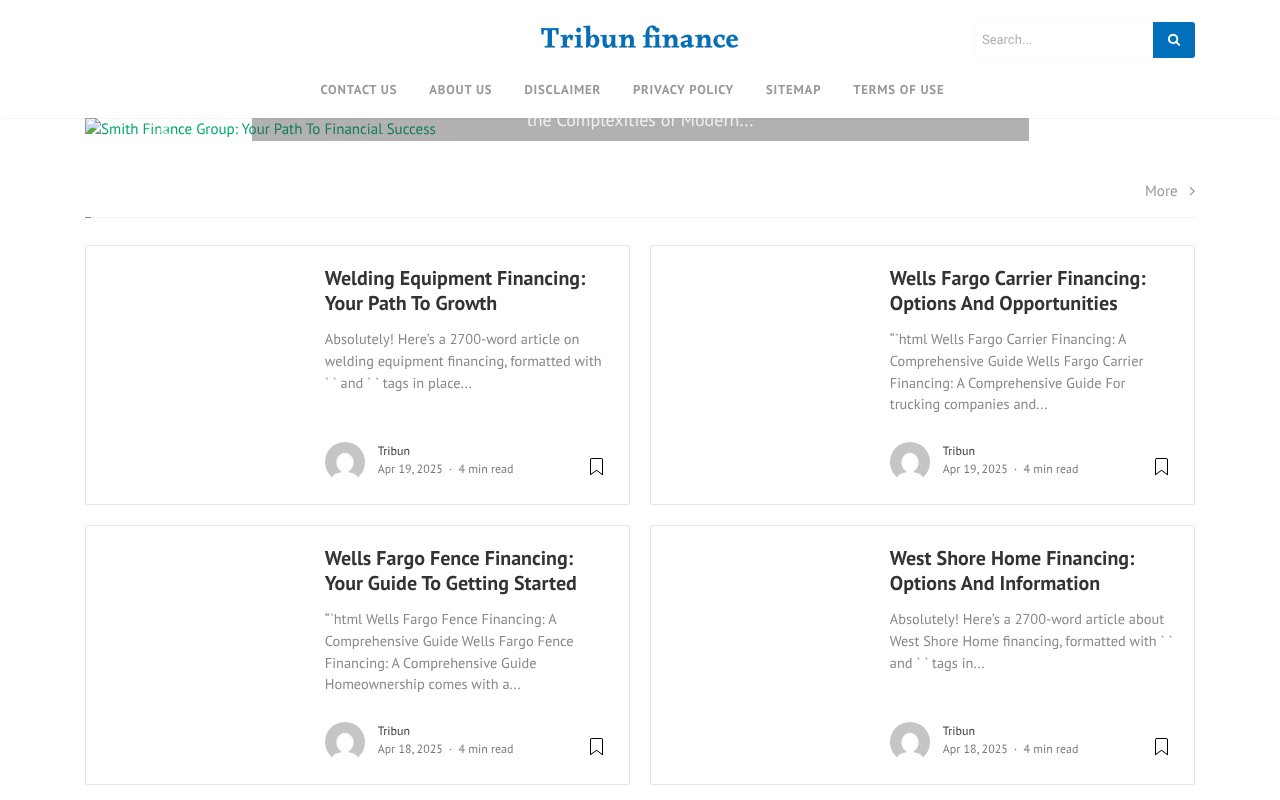Screenshot of tribunfinance.com