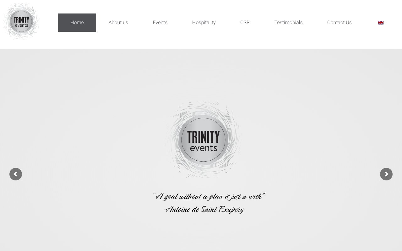 Screenshot of trinityevents.gr