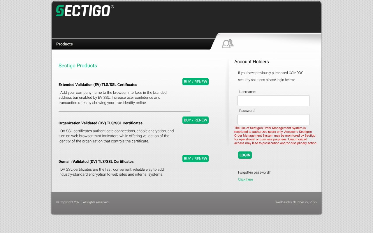 Screenshot of trust-provider.com