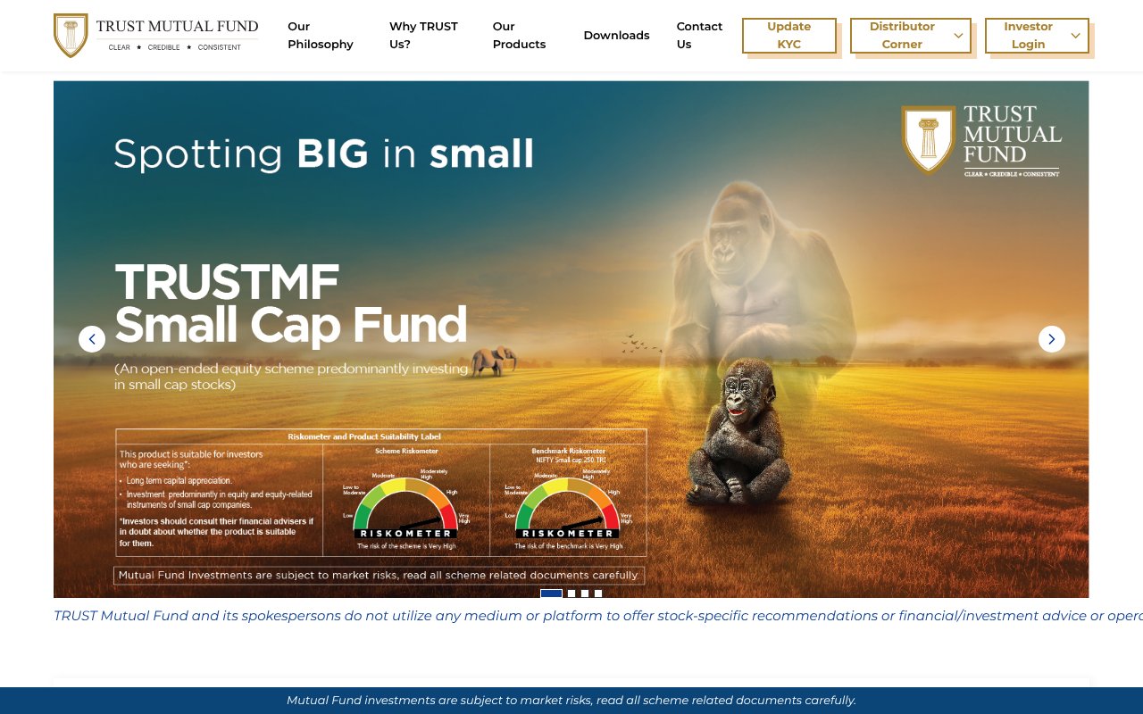 Screenshot of trustmf.com