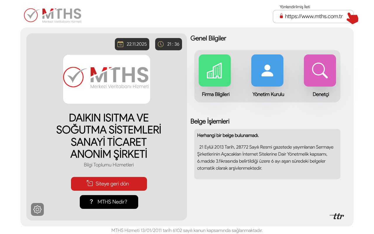 Screenshot of ttr.com.tr