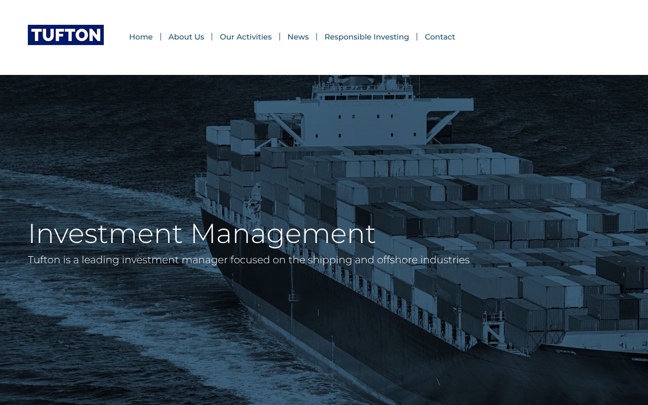 Screenshot of tufton.com