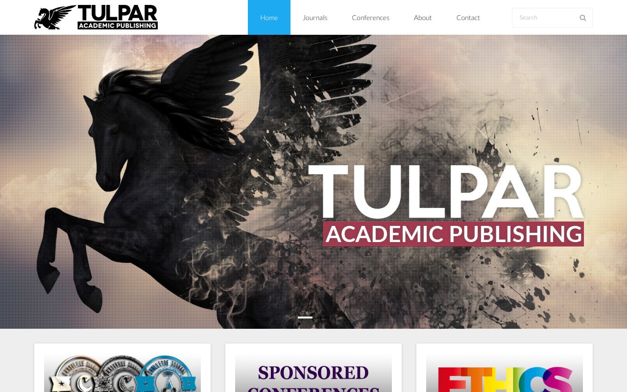 Screenshot of tulparpublishing.com