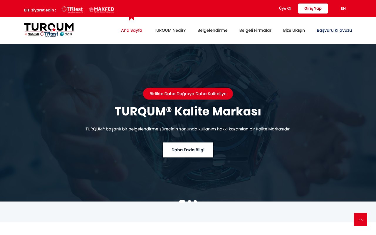 Screenshot of turqum.com