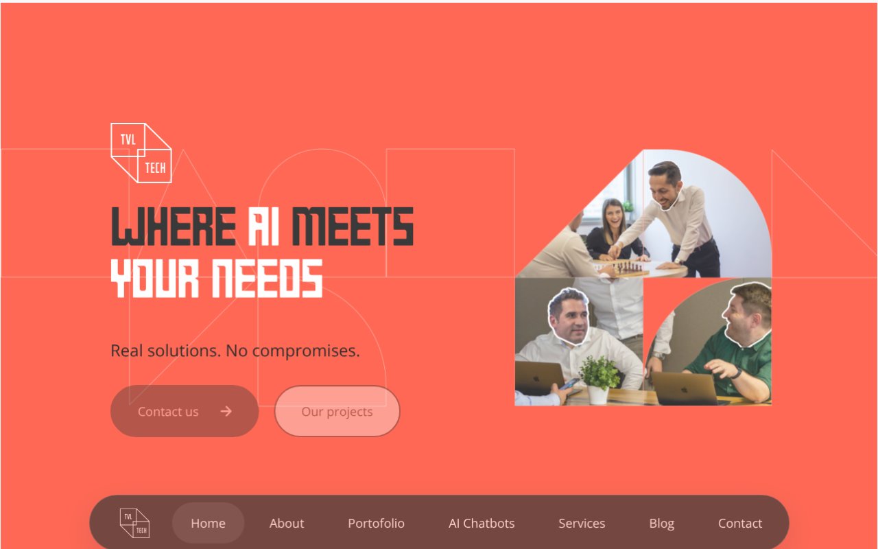 Screenshot of tvl.technology