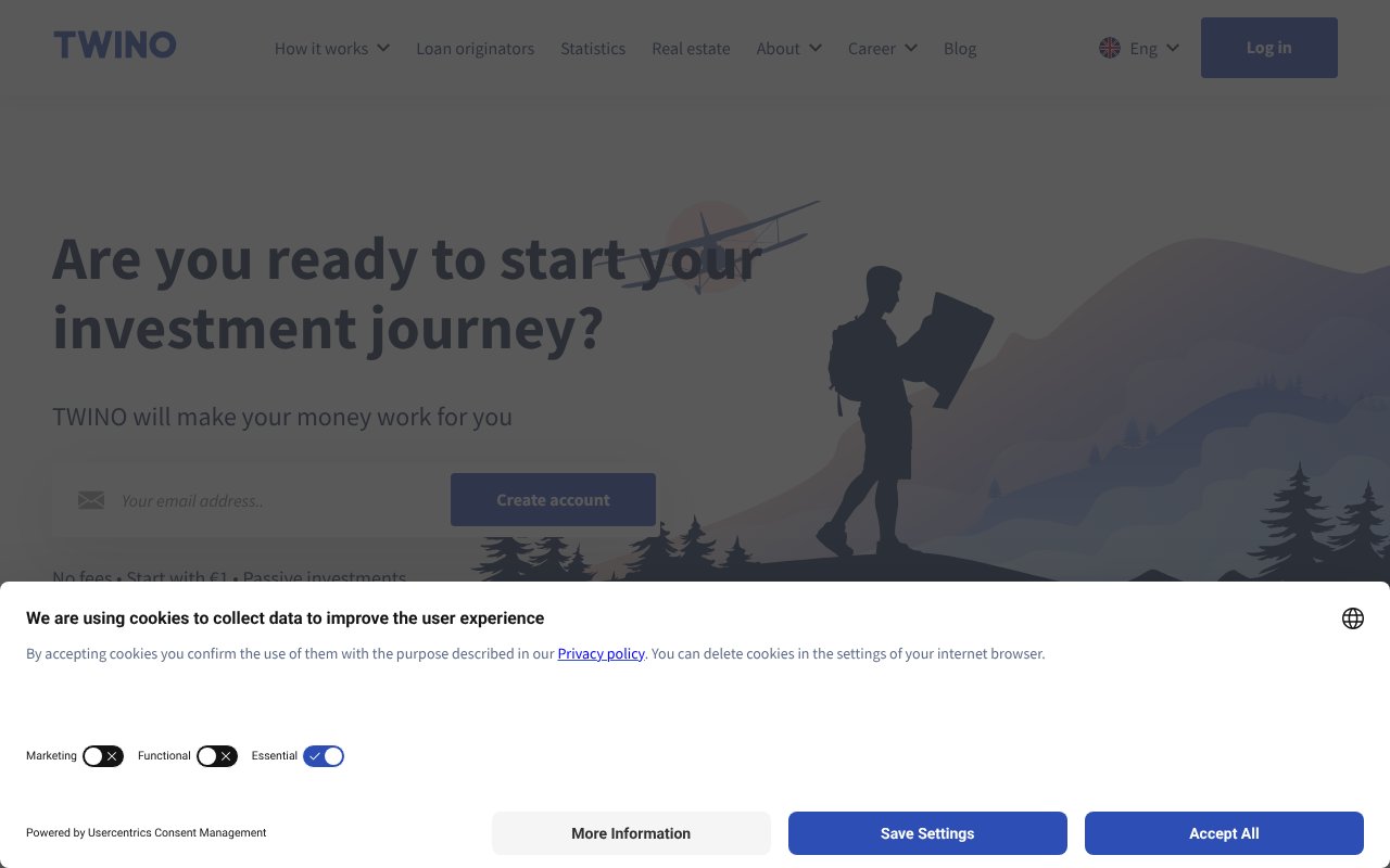 Screenshot of twino.eu