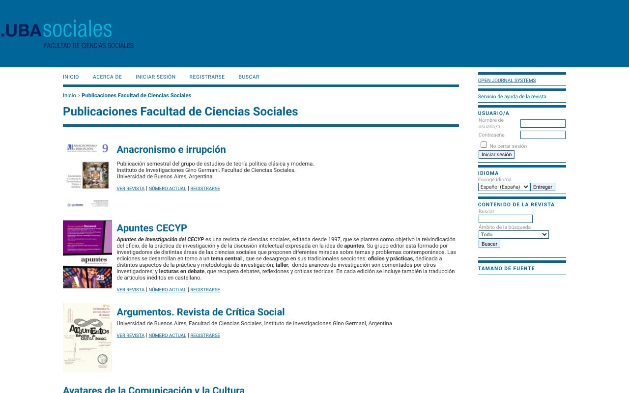 Screenshot of uba.ar