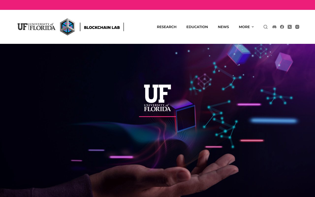 Screenshot of ufblockchain.org