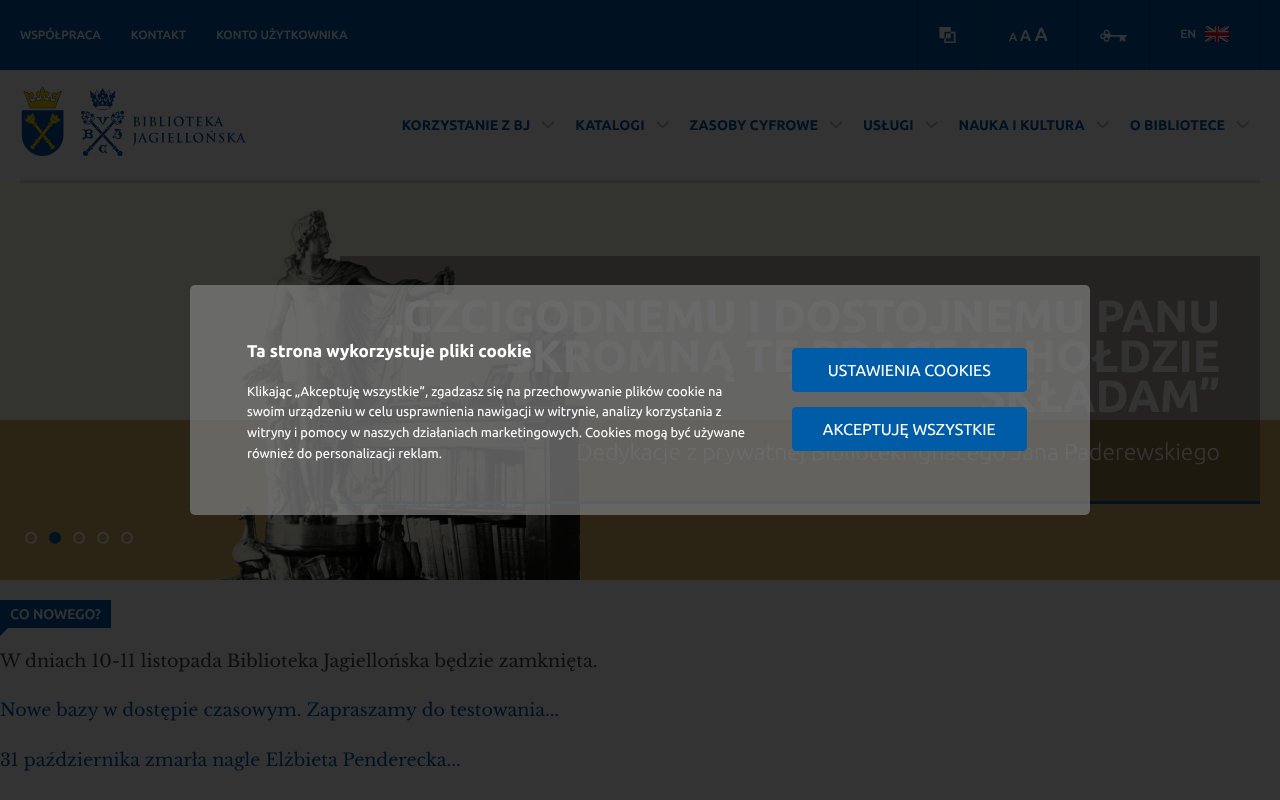 Screenshot of uj.edu.pl