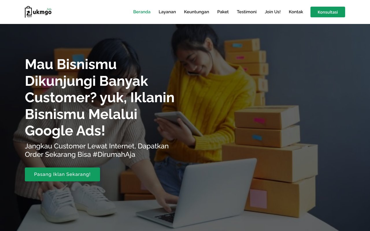 Screenshot of ukmgo.id