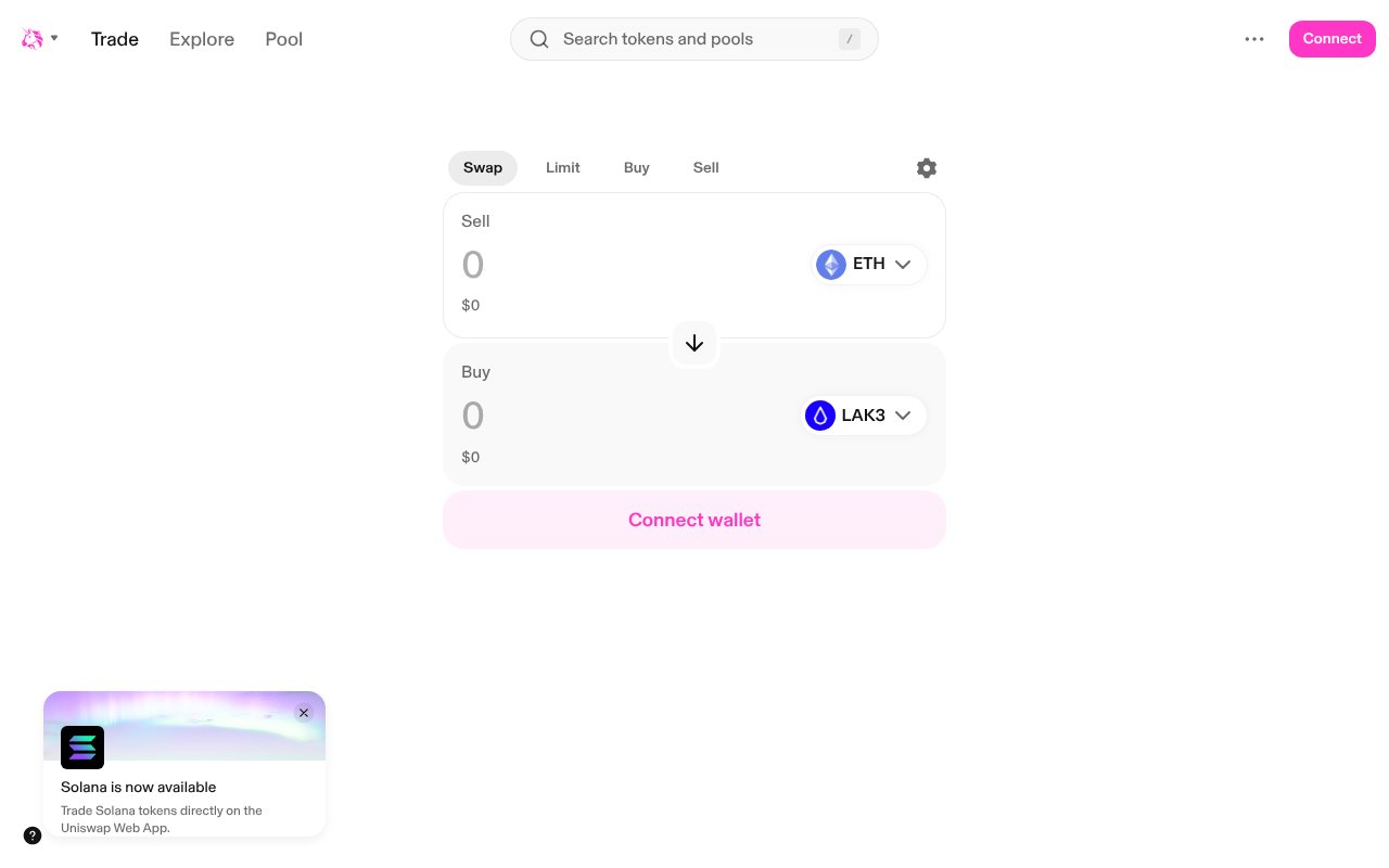 Screenshot of uniswap.org