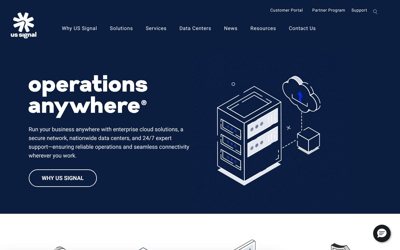 Screenshot of ussignal.com