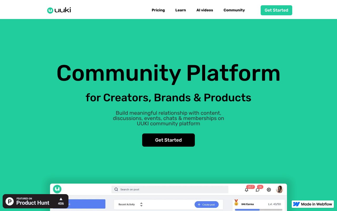 Screenshot of uuki.live