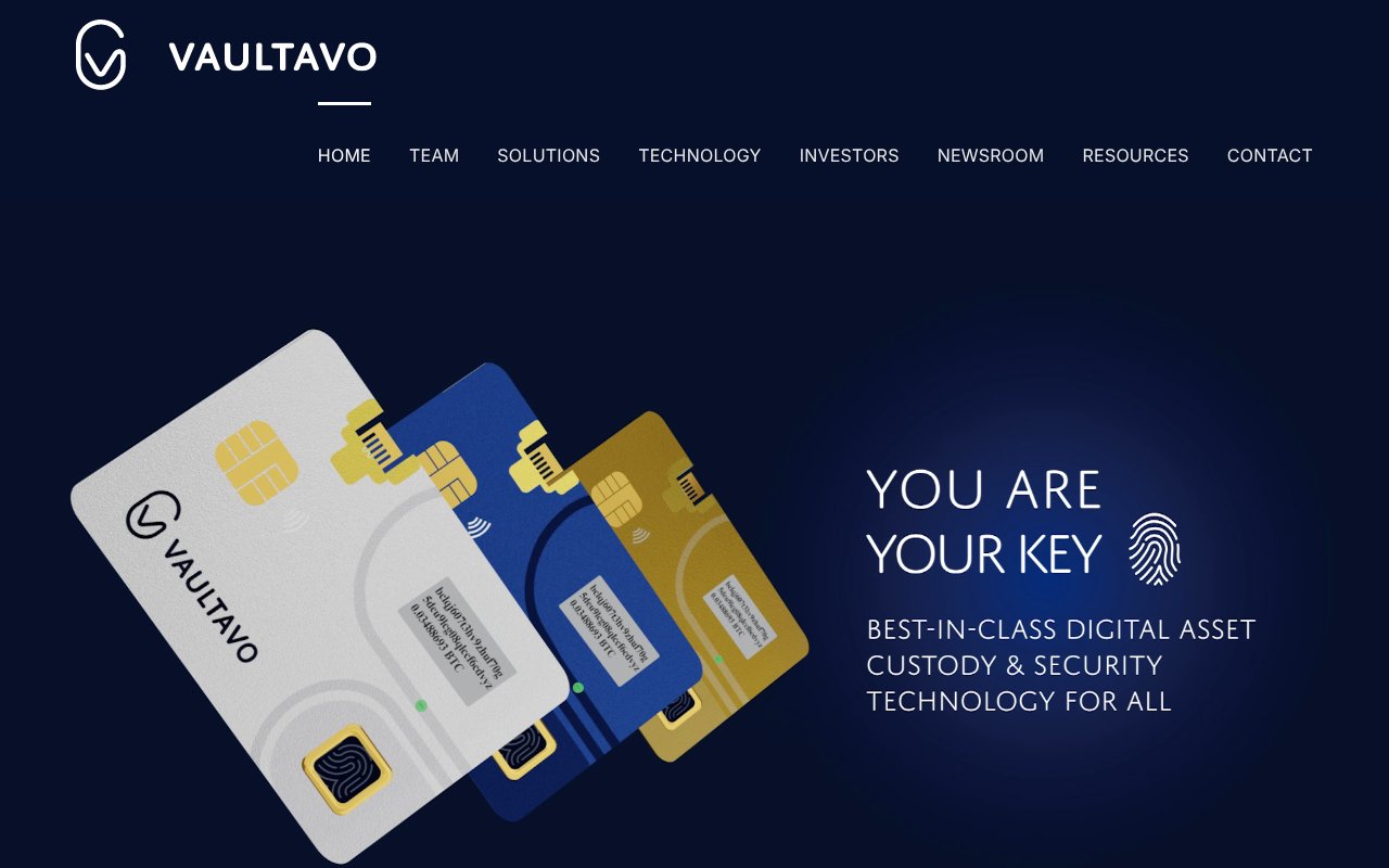 Screenshot of vaultavo.com