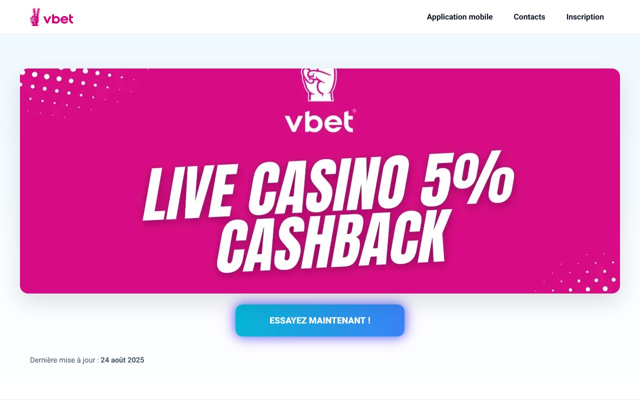 Screenshot of vbetcasino366fr.com