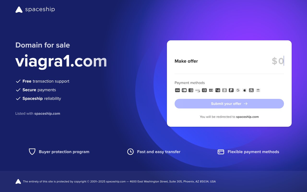 Screenshot of viagra1.com