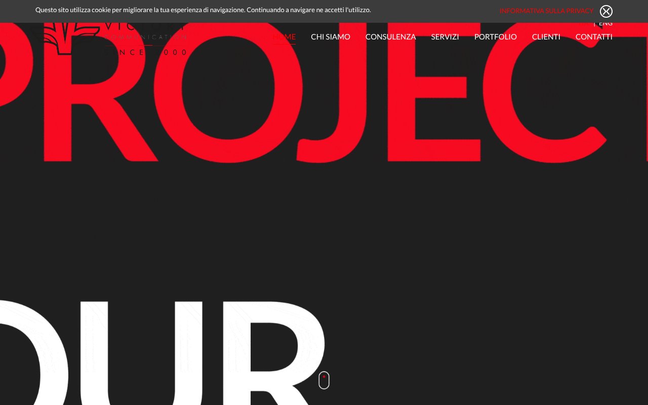 Screenshot of victorycommunication.it