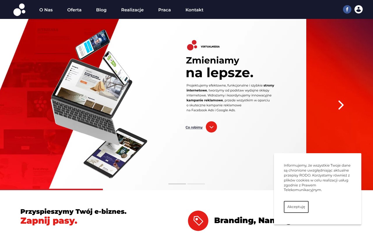 Screenshot of virtualmedia.pl