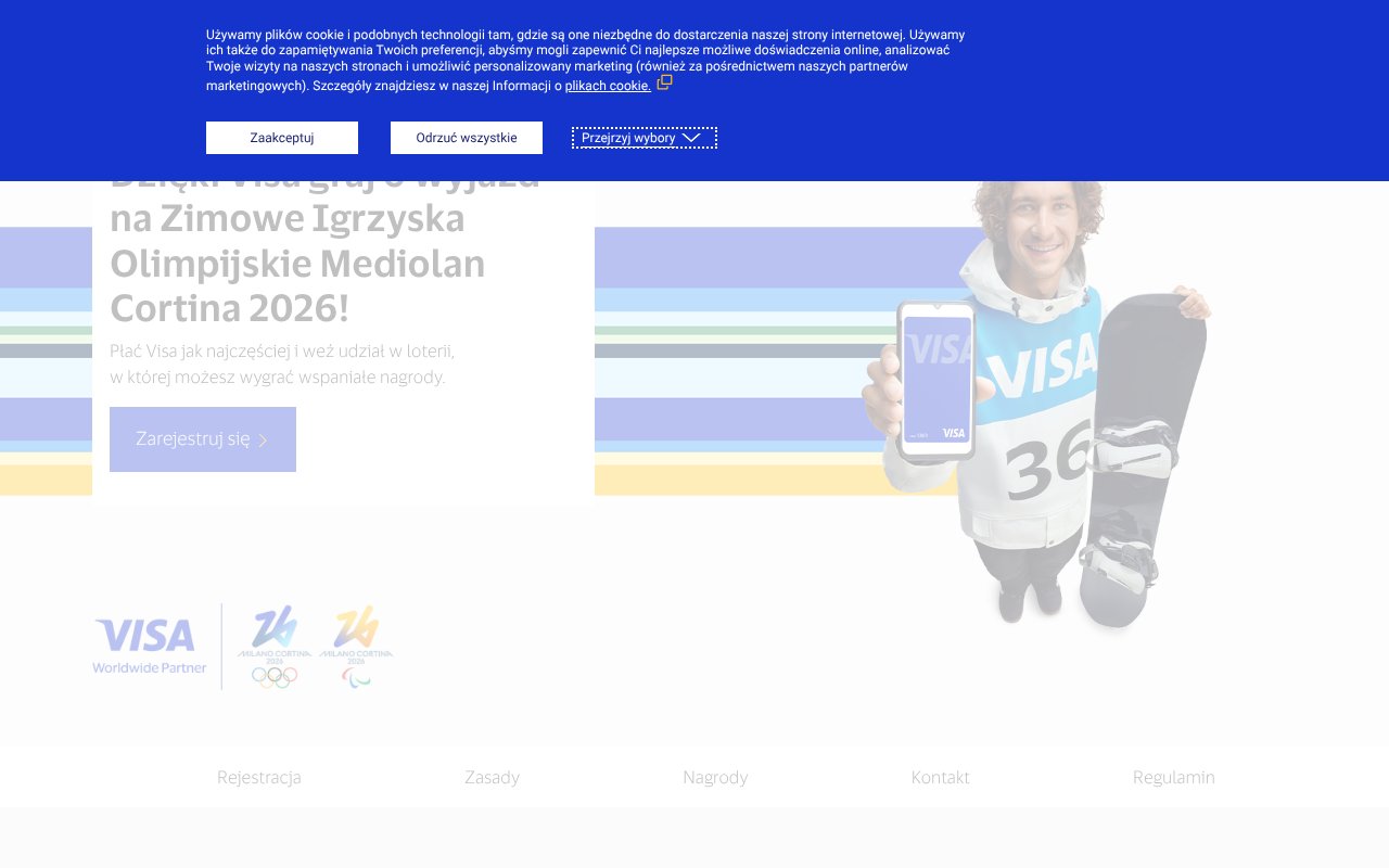 Screenshot of visa.pl