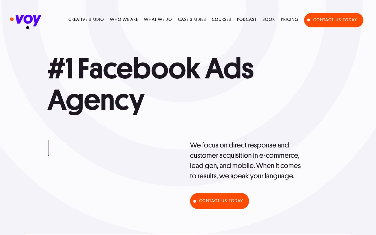 Screenshot of voymedia.com