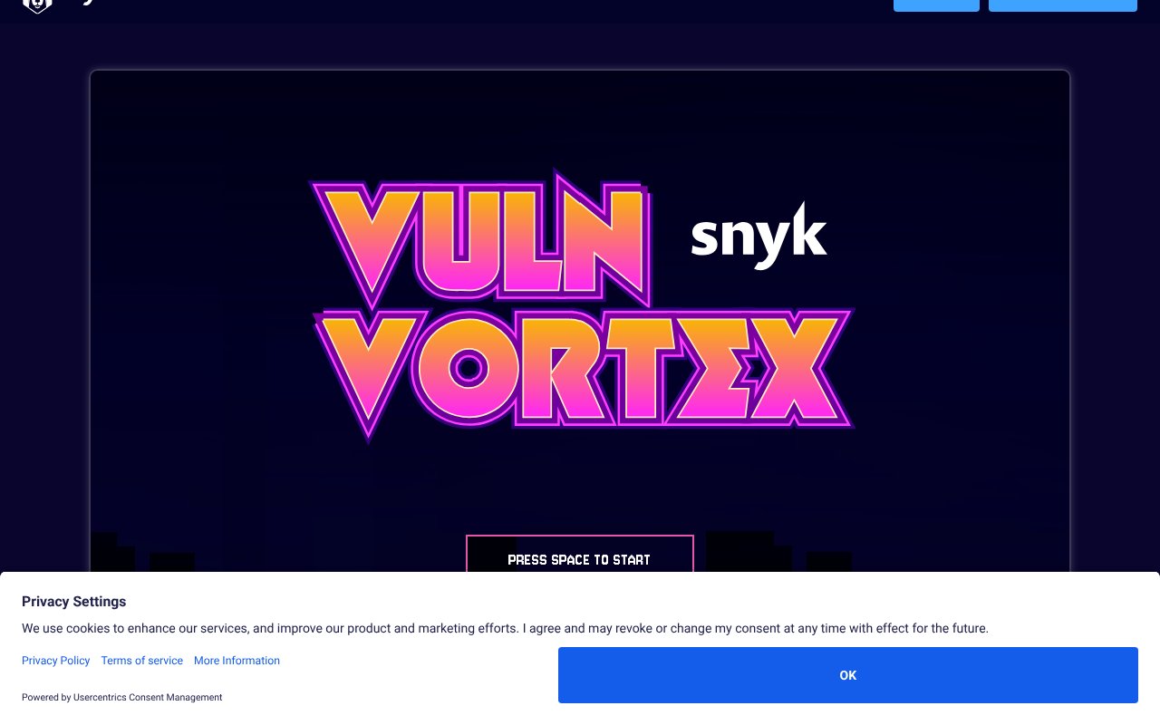 Screenshot of vulnvortex.com
