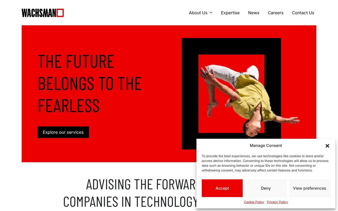 Screenshot of wachsman.com