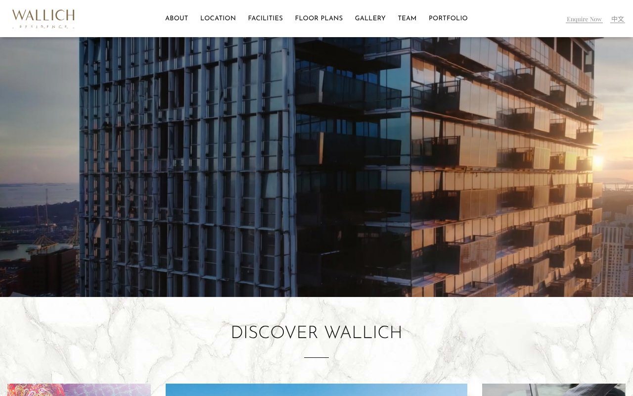 Screenshot of wallichresidence.com.sg