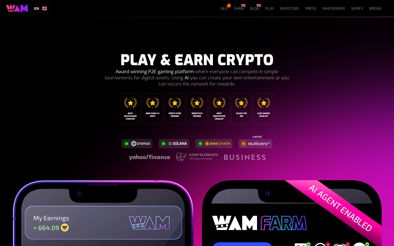 Screenshot of wam.app