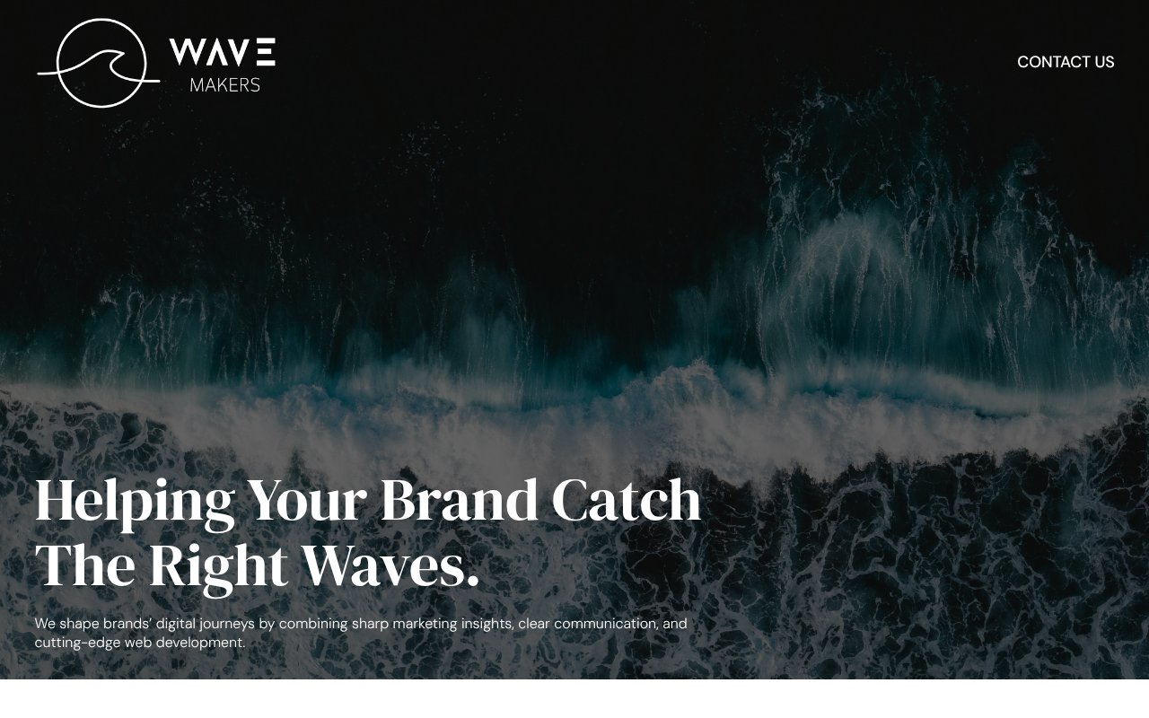 Screenshot of wavemakers.gr