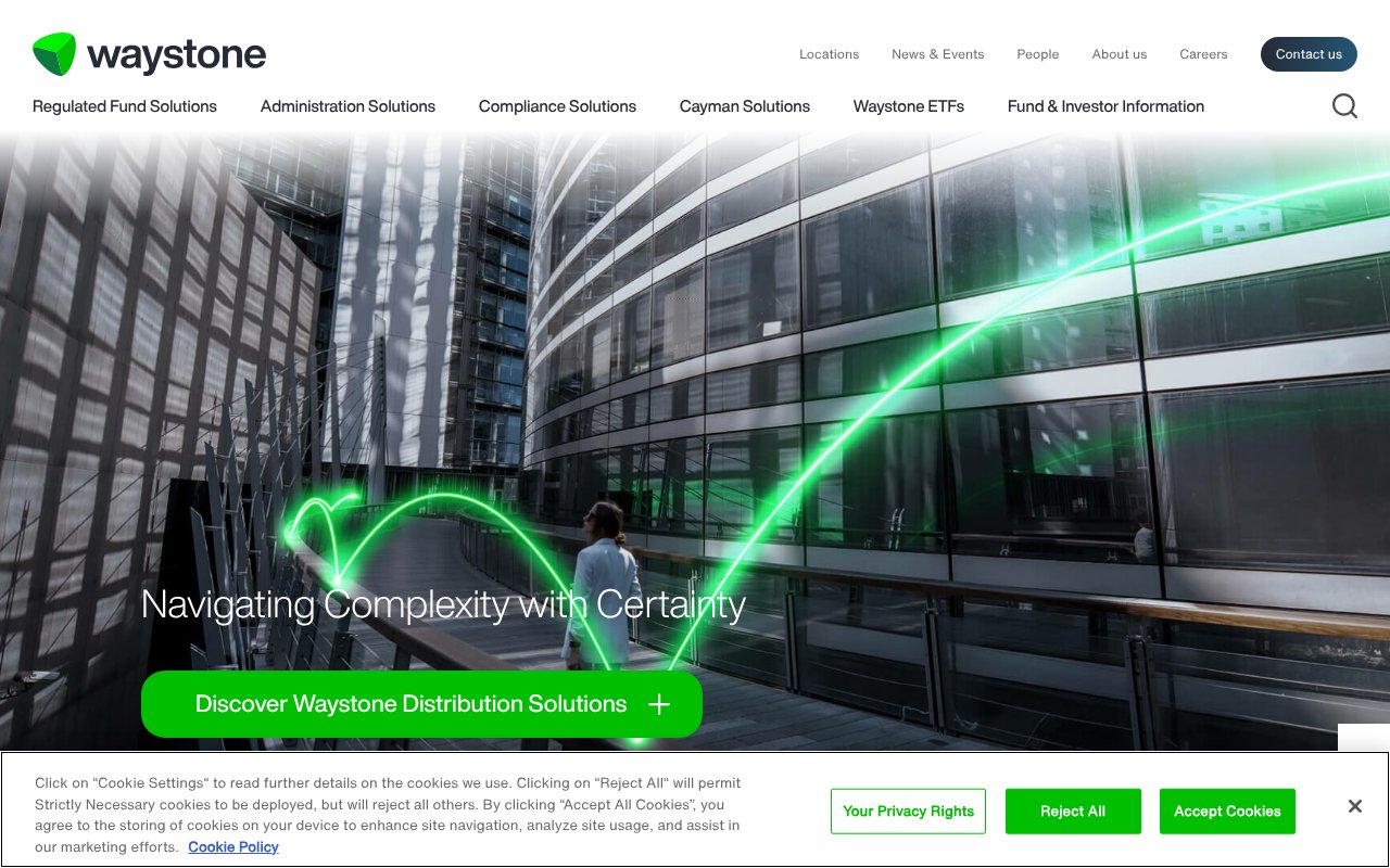 Screenshot of waystone.com