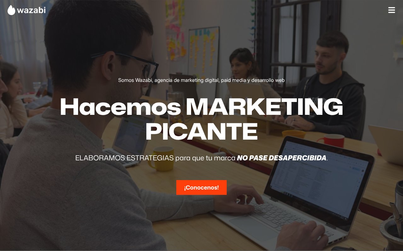 Screenshot of wazabimkt.com